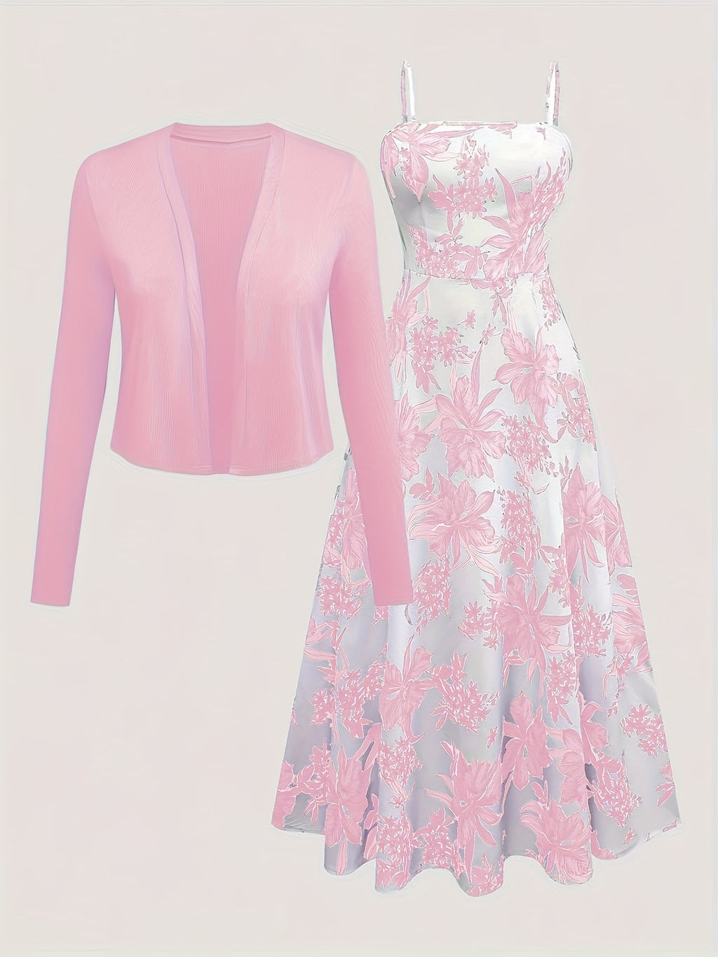 Women Dresses - Stylish Two-Piece Floral Set | Salman Store