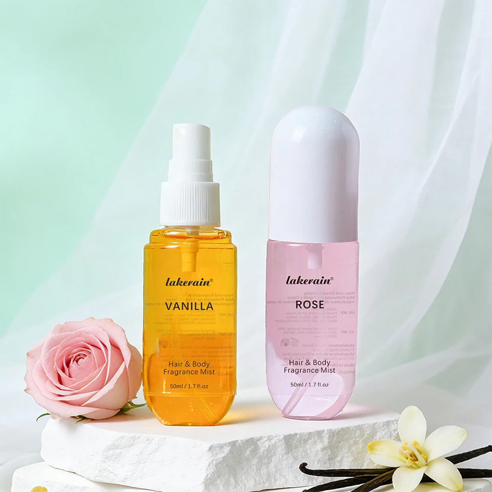 Luxury Vanilla & Rose Fragrance Mist - Long Lasting Perfume for Body & Hair - JStorehub 