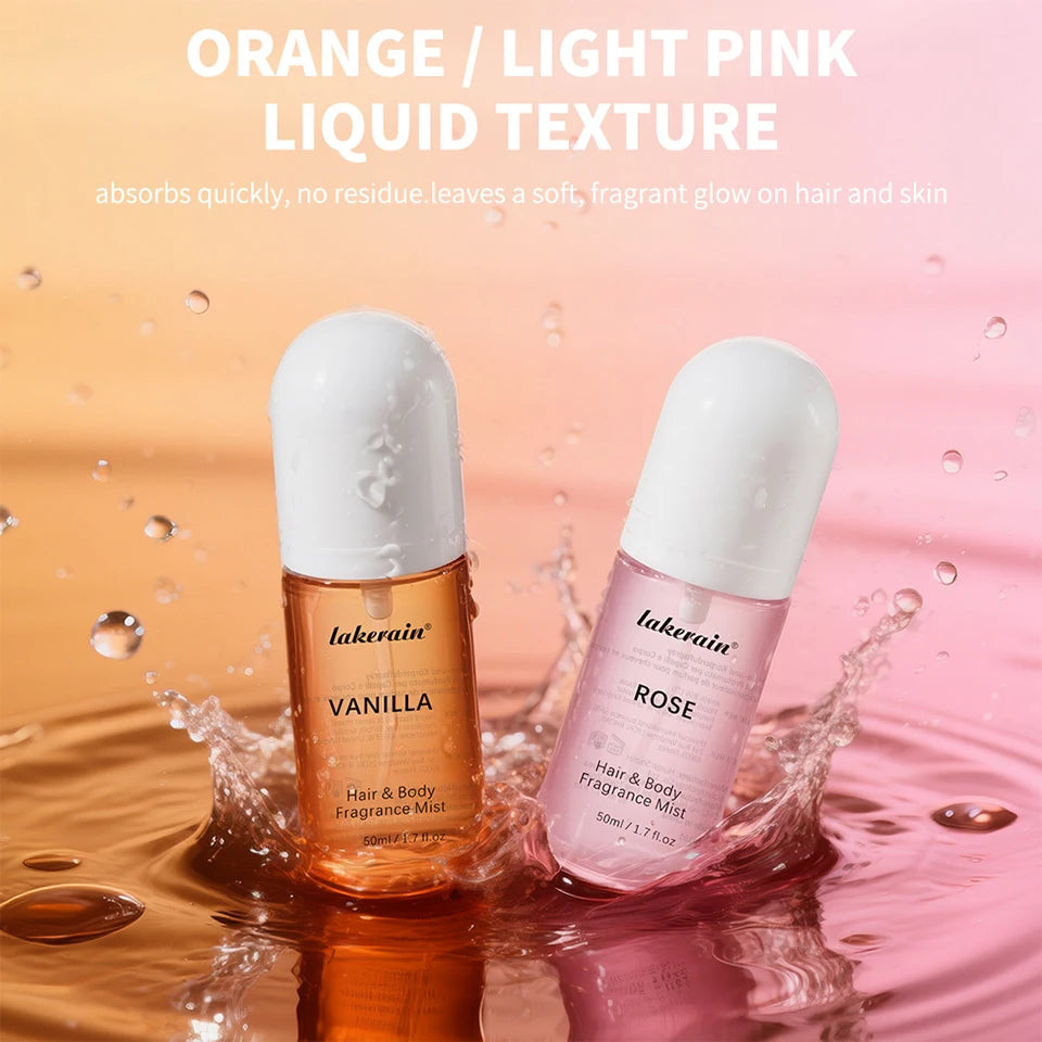 Luxury Vanilla & Rose Fragrance Mist - Long Lasting Perfume for Body & Hair - JStorehub 