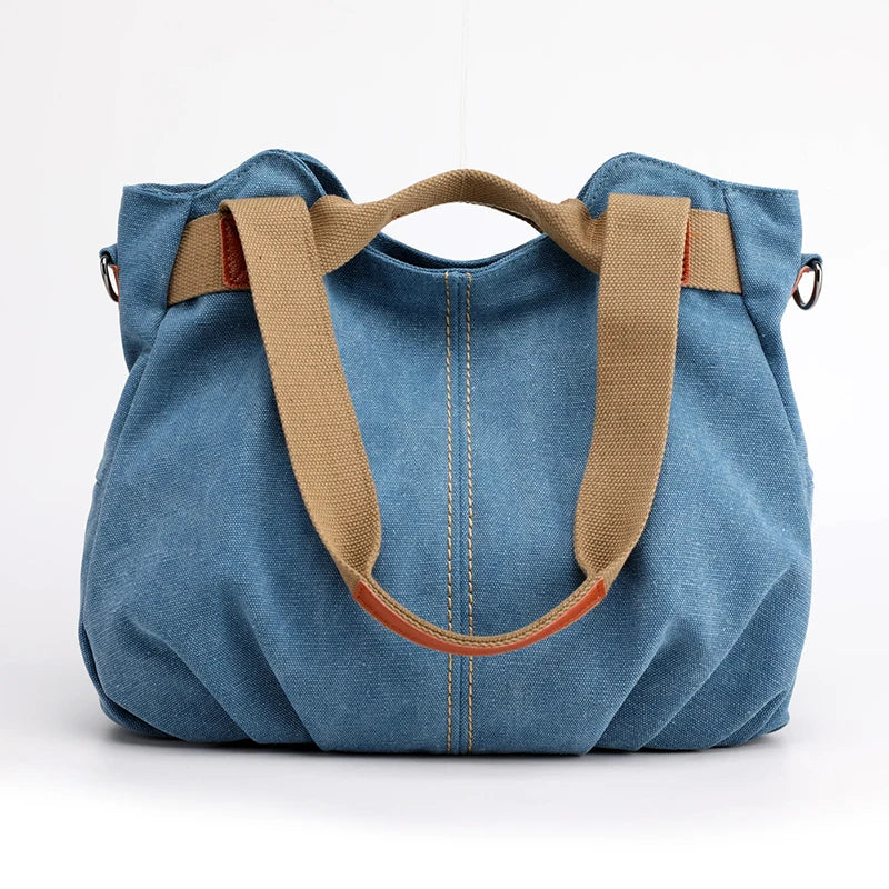 Canvas Hobos Bag Women Handbags Female Designe - SalmanStore 