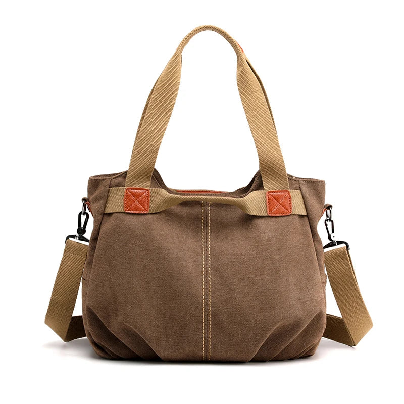 Canvas Hobos Bag Women Handbags Female Designe - SalmanStore 