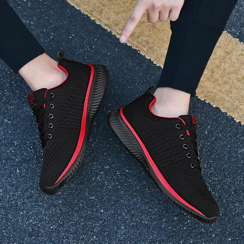 Summer Breathable Men's Casual Shoes Mesh Breathable Man Casual Shoes Fashion Moccasins Lightweight Men Sneakers Hot Sale 35-47