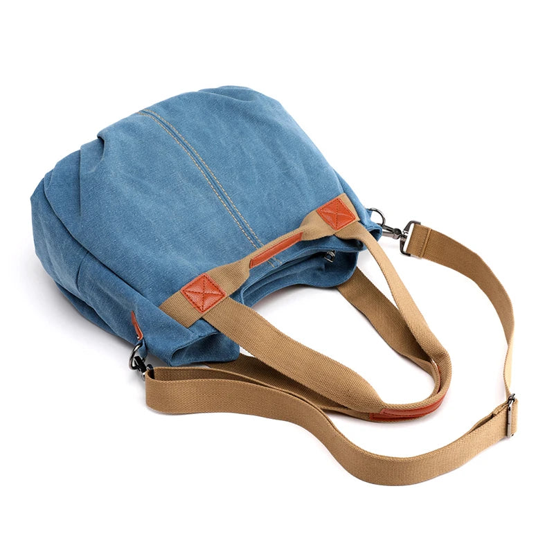 Canvas Hobos Bag Women Handbags Female Designe - SalmanStore 