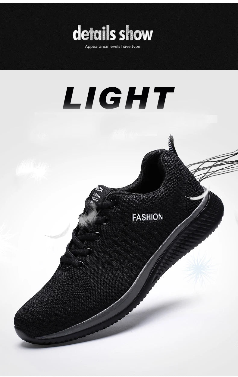Summer Breathable Men's Casual Shoes Mesh Breathable Man Casual Shoes Fashion Moccasins Lightweight Men Sneakers Hot Sale 35-47