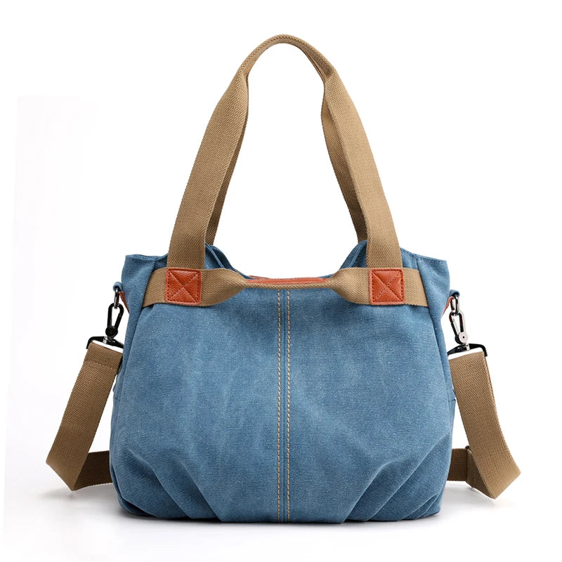 Canvas Hobos Bag Women Handbags Female Designe - SalmanStore 