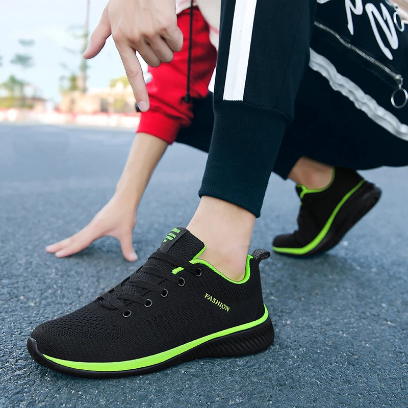Summer Breathable Men's Casual Shoes Mesh Breathable Man Casual Shoes Fashion Moccasins Lightweight Men Sneakers Hot Sale 35-47