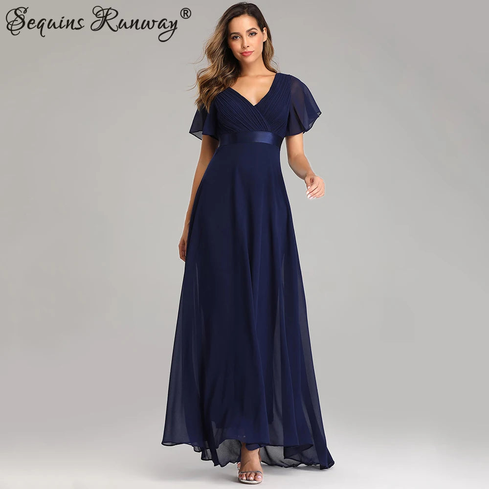 Sexy Pink Chiffon Tulle Maxi Summer Dress - Casual Vintage Long Party Gown