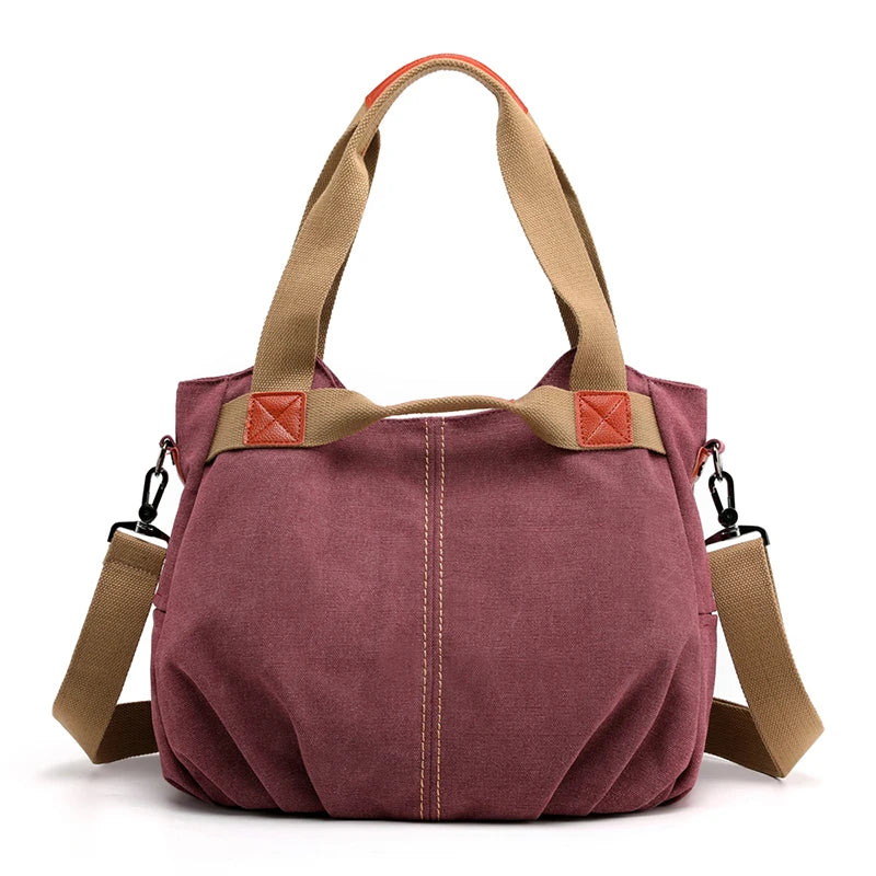 Canvas Hobo Bag for Women - Fashionable Designer Shoulder Handbag
