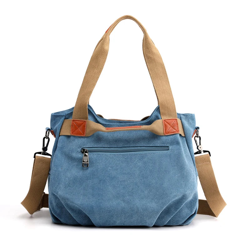 Canvas Hobos Bag Women Handbags Female Designe - SalmanStore 