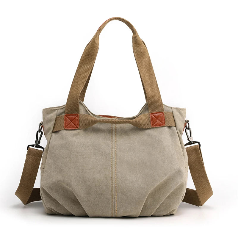 Canvas Hobo Bag for Women - Fashionable Designer Shoulder Handbag