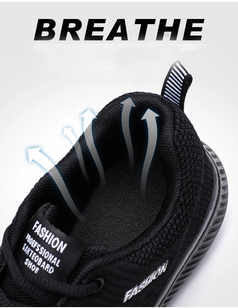 Summer Breathable Men's Casual Shoes Mesh Breathable Man Casual Shoes Fashion Moccasins Lightweight Men Sneakers Hot Sale 35-47