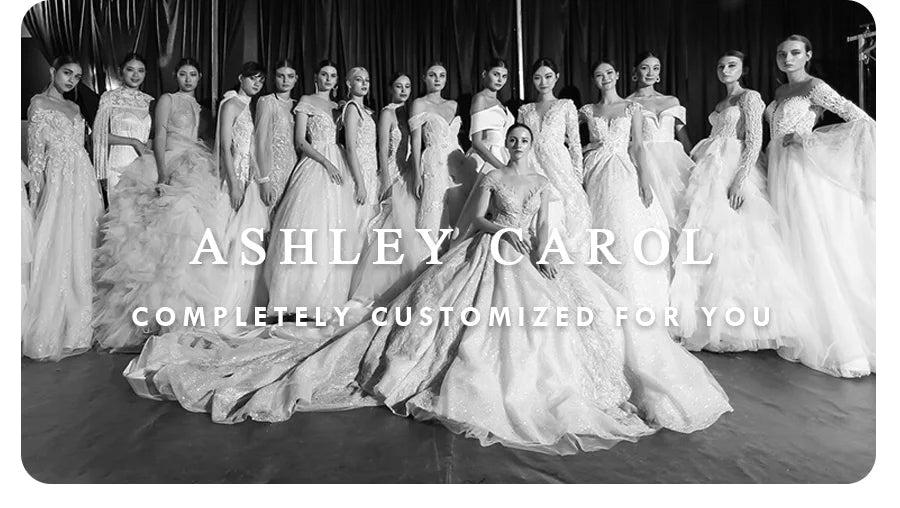 Luxury Long Sleeve Princess Wedding Dress - Sparkling Beaded Bridal Gown - JStorehub 