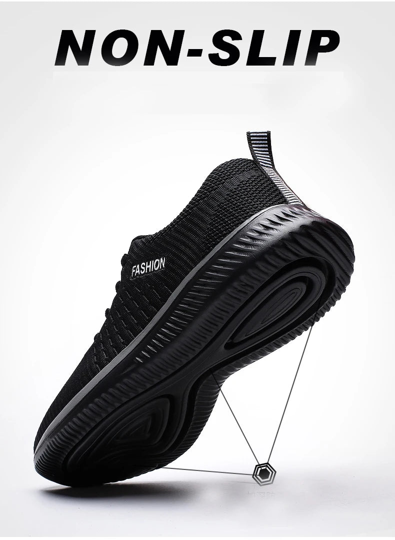 Summer Breathable Men's Casual Shoes Mesh Breathable Man Casual Shoes Fashion Moccasins Lightweight Men Sneakers Hot Sale 35-47