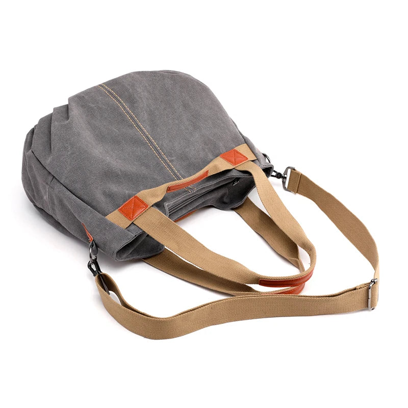 Canvas Hobos Bag Women Handbags Female Designe - SalmanStore 