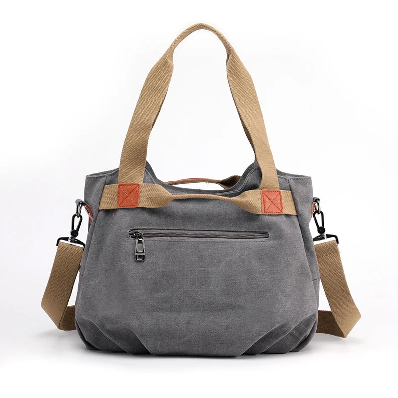 Canvas Hobo Bag for Women - Fashionable Designer Shoulder Handbag