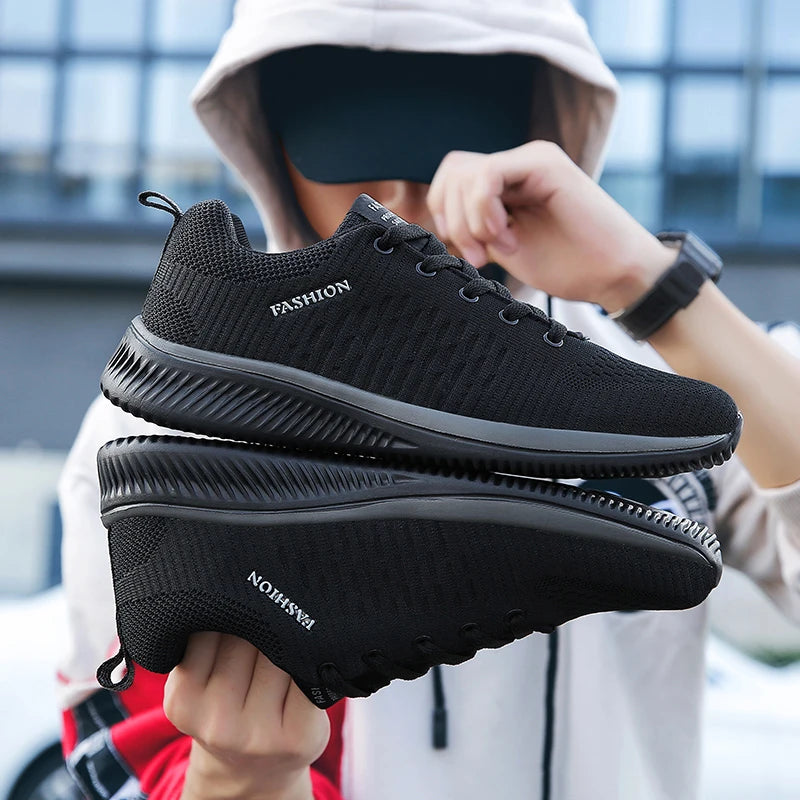Summer Breathable Men's Casual Shoes Mesh Breathable Man Casual Shoes Fashion Moccasins Lightweight Men Sneakers Hot Sale 35-47