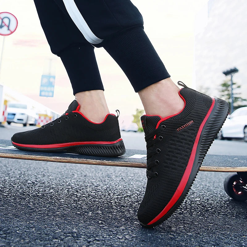 Summer Breathable Men's Casual Shoes Mesh Breathable Man Casual Shoes Fashion Moccasins Lightweight Men Sneakers Hot Sale 35-47