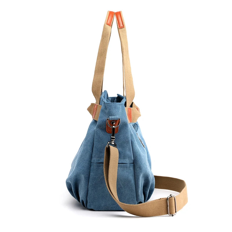 Canvas Hobos Bag Women Handbags Female Designe - SalmanStore 