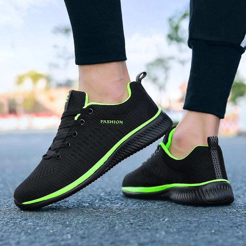 Summer Breathable Men's Casual Shoes Mesh Breathable Man Casual Shoes Fashion Moccasins Lightweight Men Sneakers Hot Sale 35-47