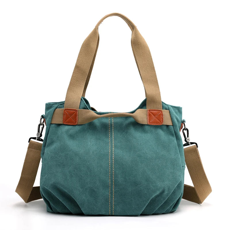Canvas Hobo Bag for Women - Fashionable Designer Shoulder Handbag