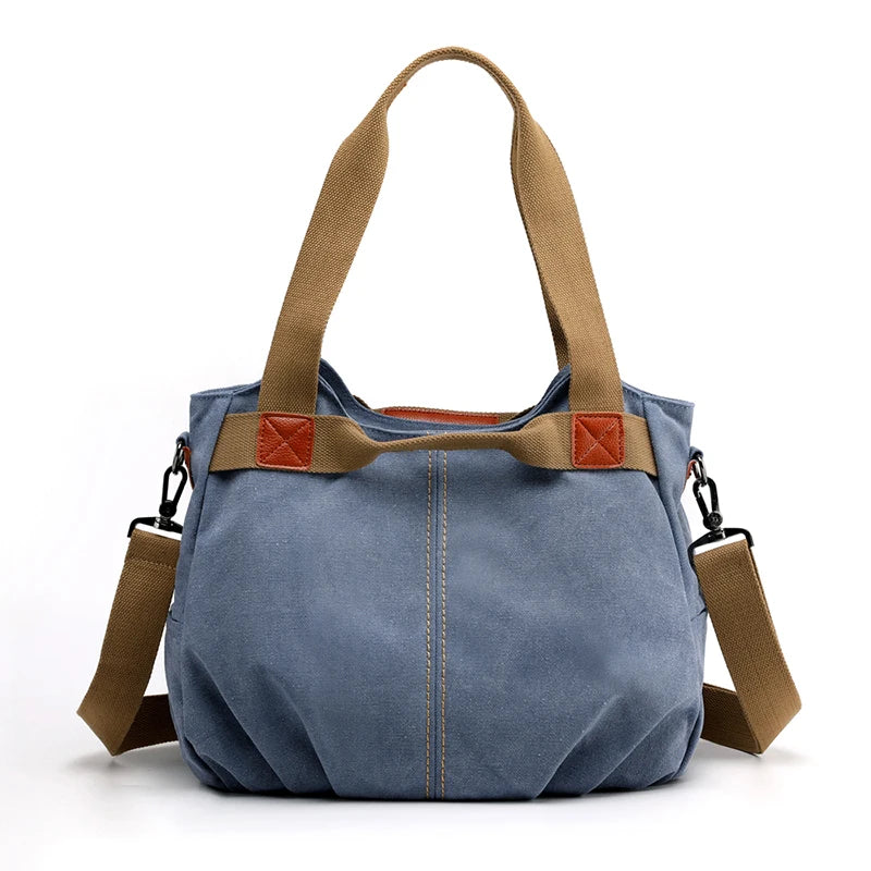 Canvas Hobo Bag for Women - Fashionable Designer Shoulder Handbag