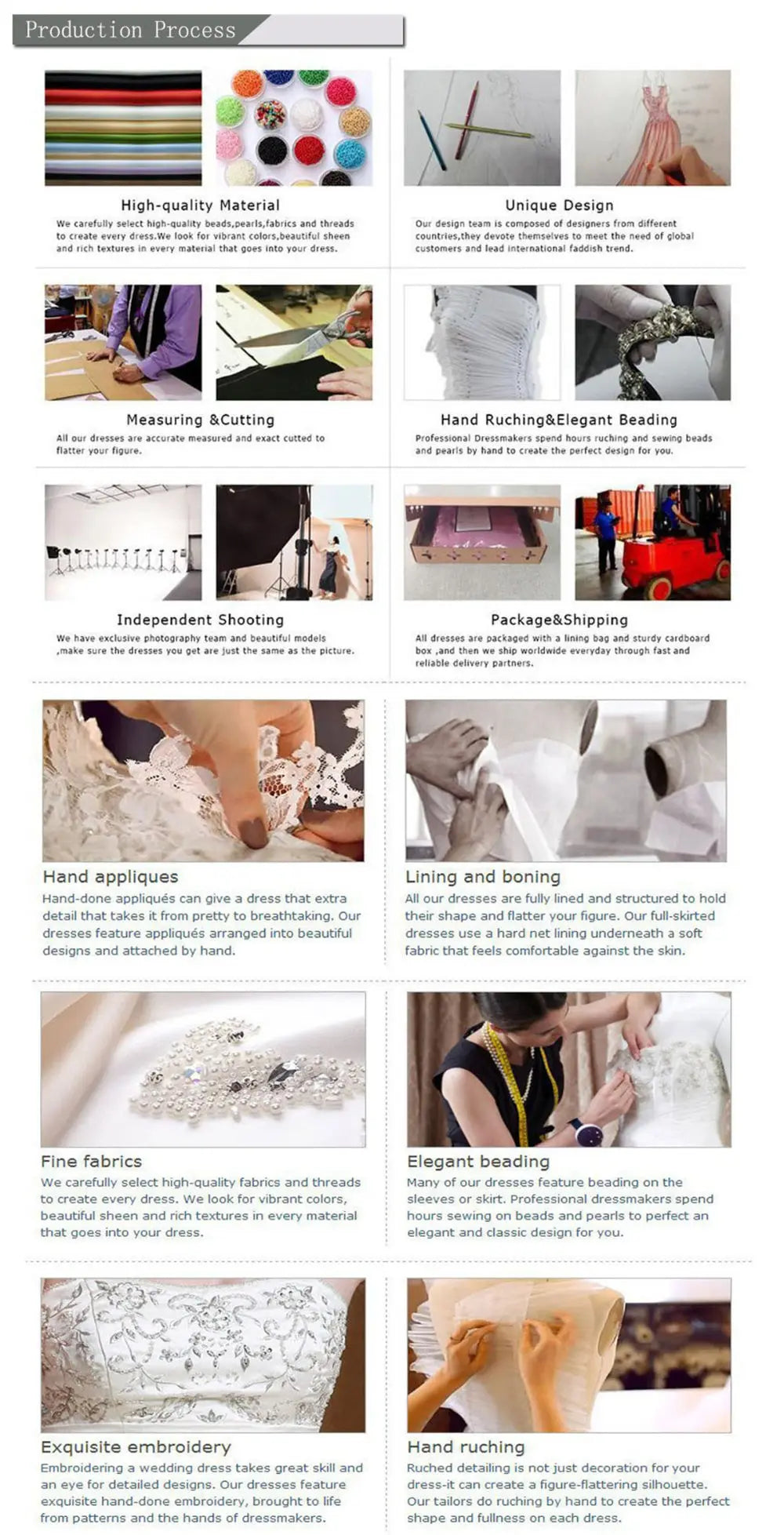 Detachable 2-in-1 Wedding Dress - Embroidered Lace Applique Tulle Bridal Gown - JStorehub 