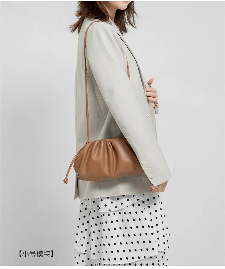 Luxury Soft PU Leather Shoulder Bag for Women - Small Crossbody Messenger Bag - JStorehub 