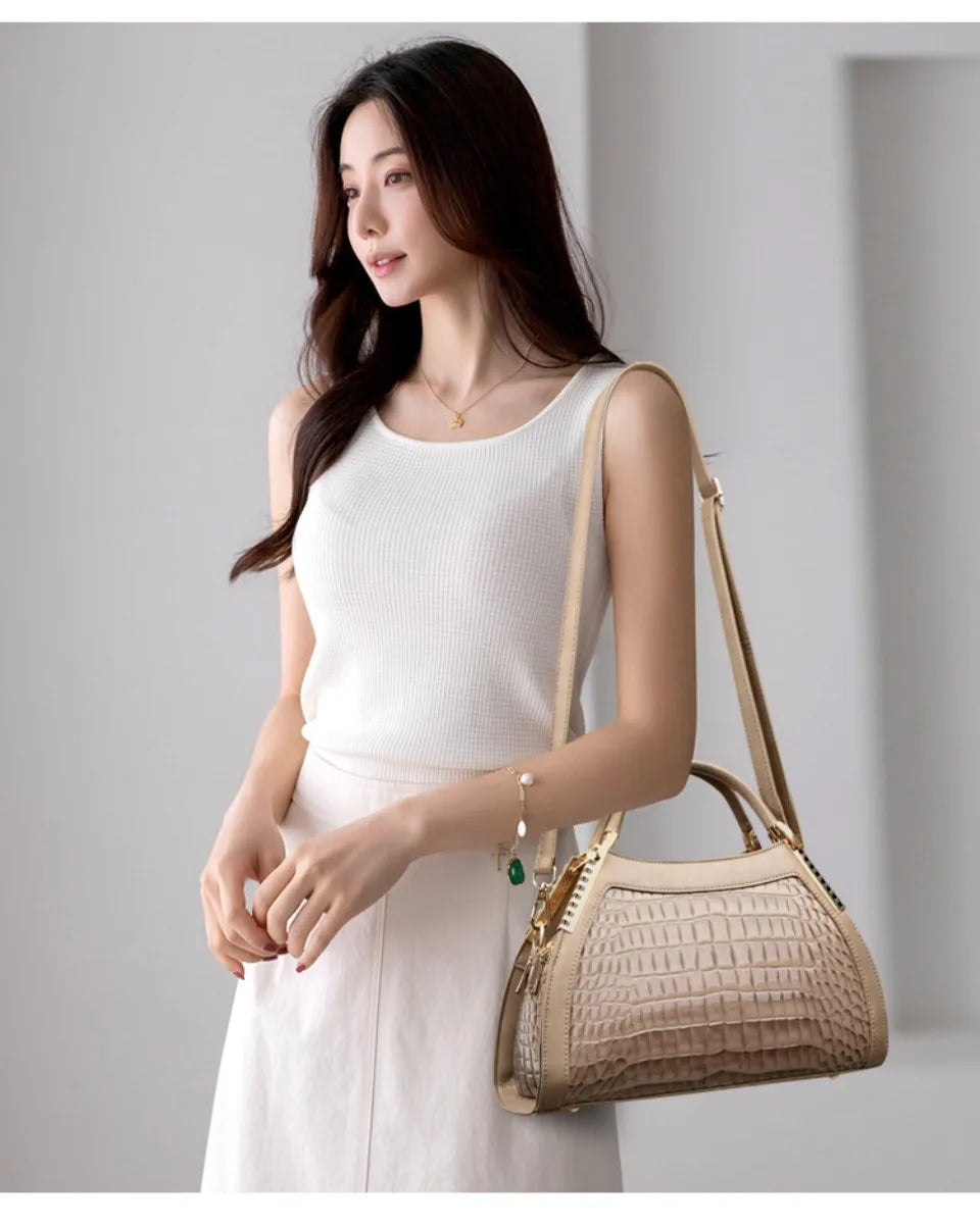 Women Brand Luxury Handbags Women Bags Designer Hobos Two Layers Sac - SalmanStore 