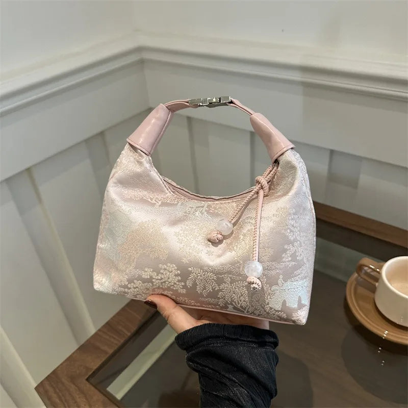 Chinese Style Fine Embroidery Shoulder Bag 2025 - Fashion Crossbody Tote Handbag for Women - JStorehub 