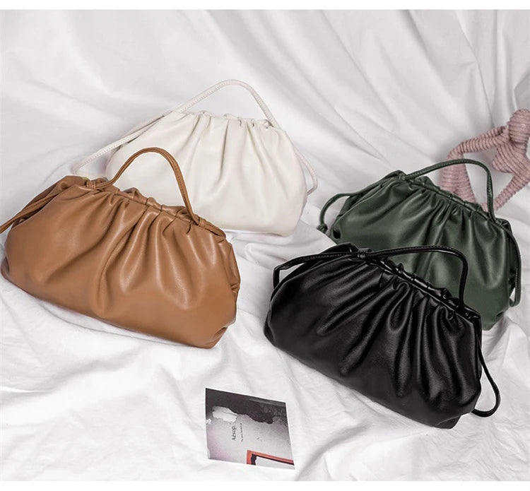 Luxury Soft PU Leather Shoulder Bag for Women - Small Crossbody Messenger Bag - JStorehub 