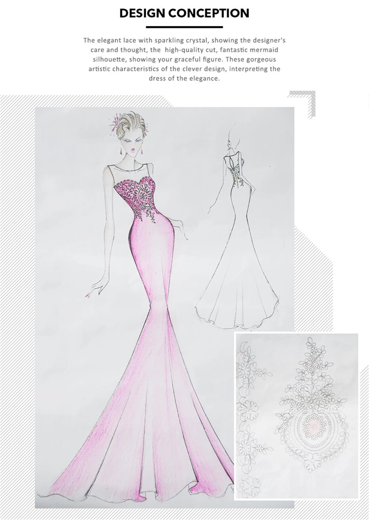 Elegant Wedding Dress for Women – Modern Bridal Gown - SalmanStore 