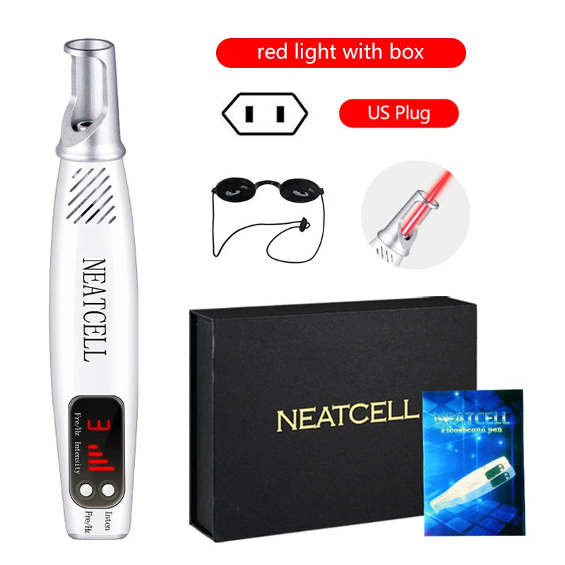 Picosecond Laser Pen for Scar Removal - Blue Light Therapy Mole Freckle Remover - JStorehub 