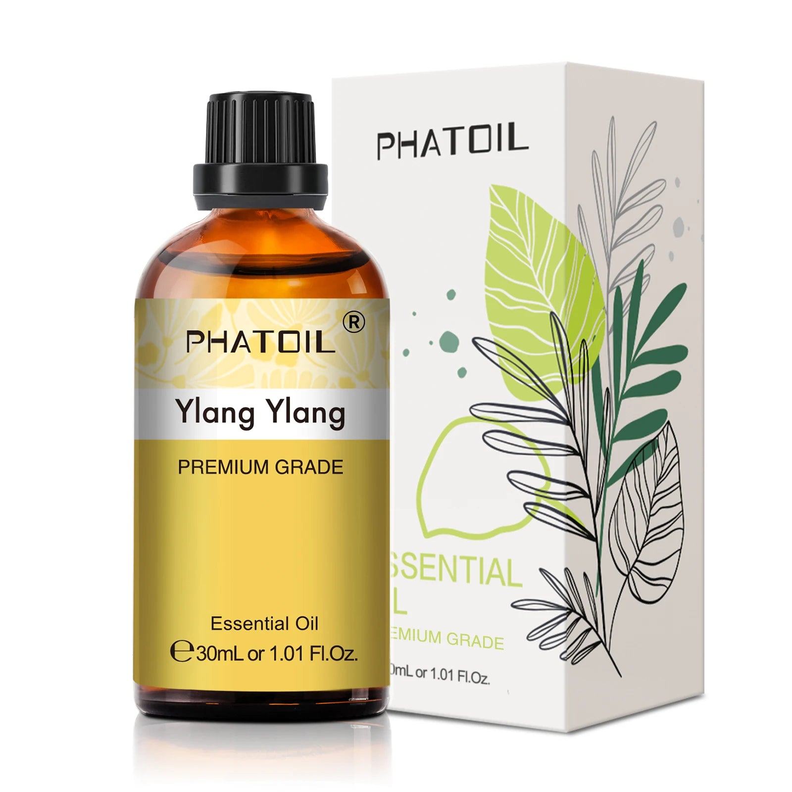 Phatoil 30ml Aromatherapy Essential Oil Set - Lavender Eucalyptus Vanilla Orange - JStorehub 