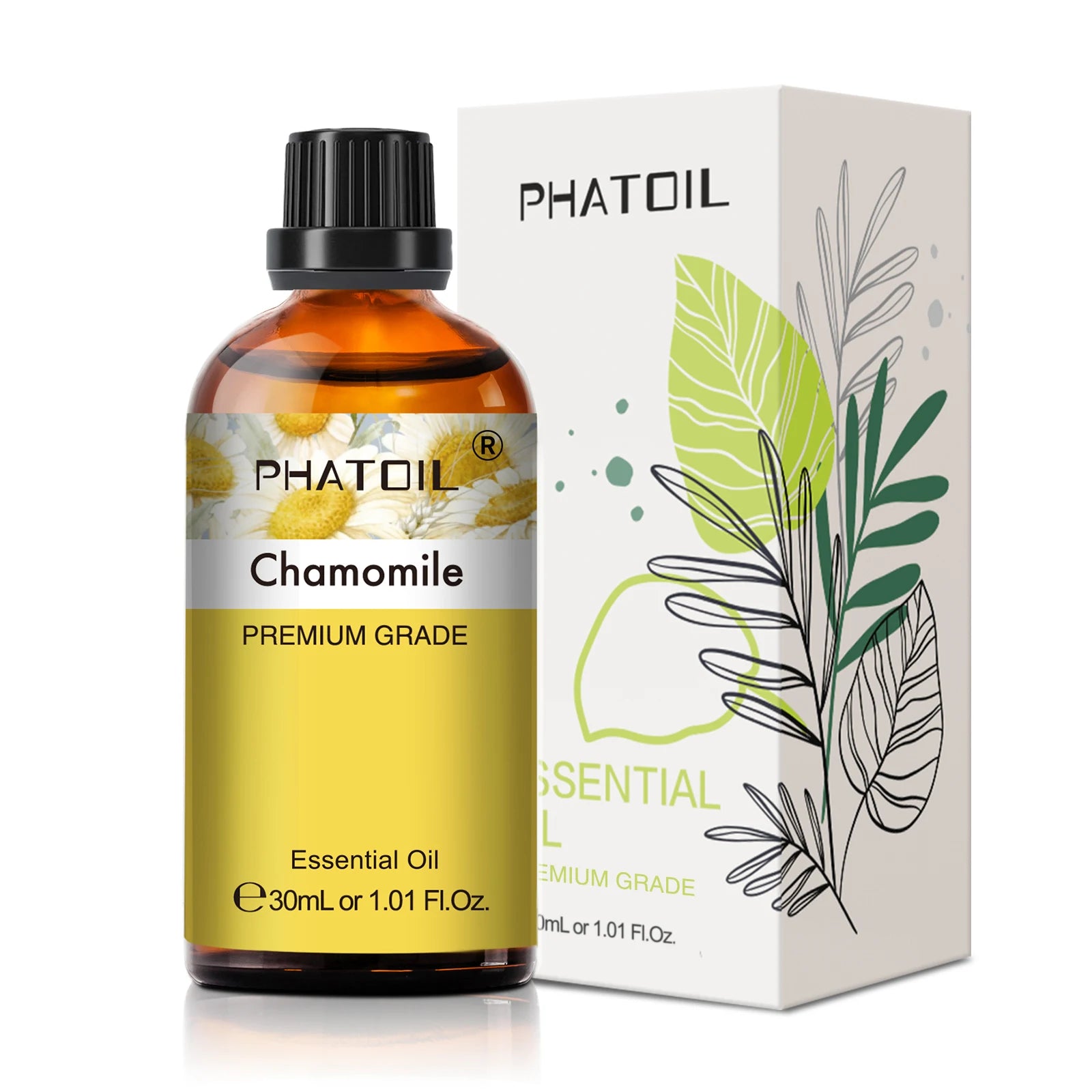 Phatoil 30ml Aromatherapy Essential Oil Set - Lavender Eucalyptus Vanilla Orange - JStorehub 