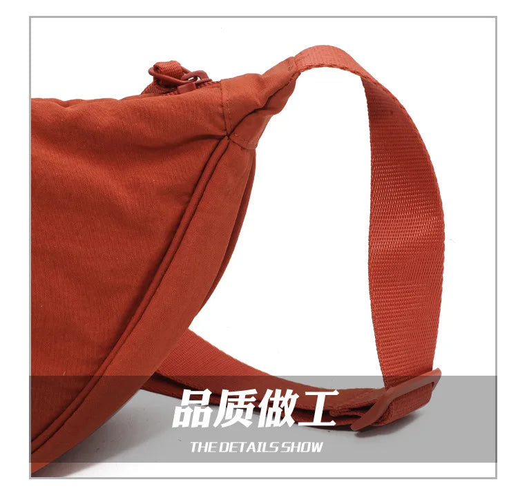 Casual Nylon Hobo Crossbody Bag for Women - Large Capacity Designer Shoulder