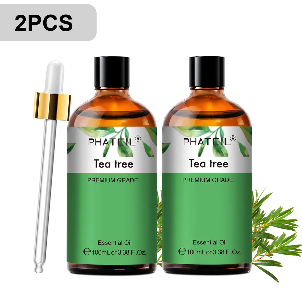 Phatoil 100ml Premium Essential Oil Set - Sandalwood Lavender Eucalyptus