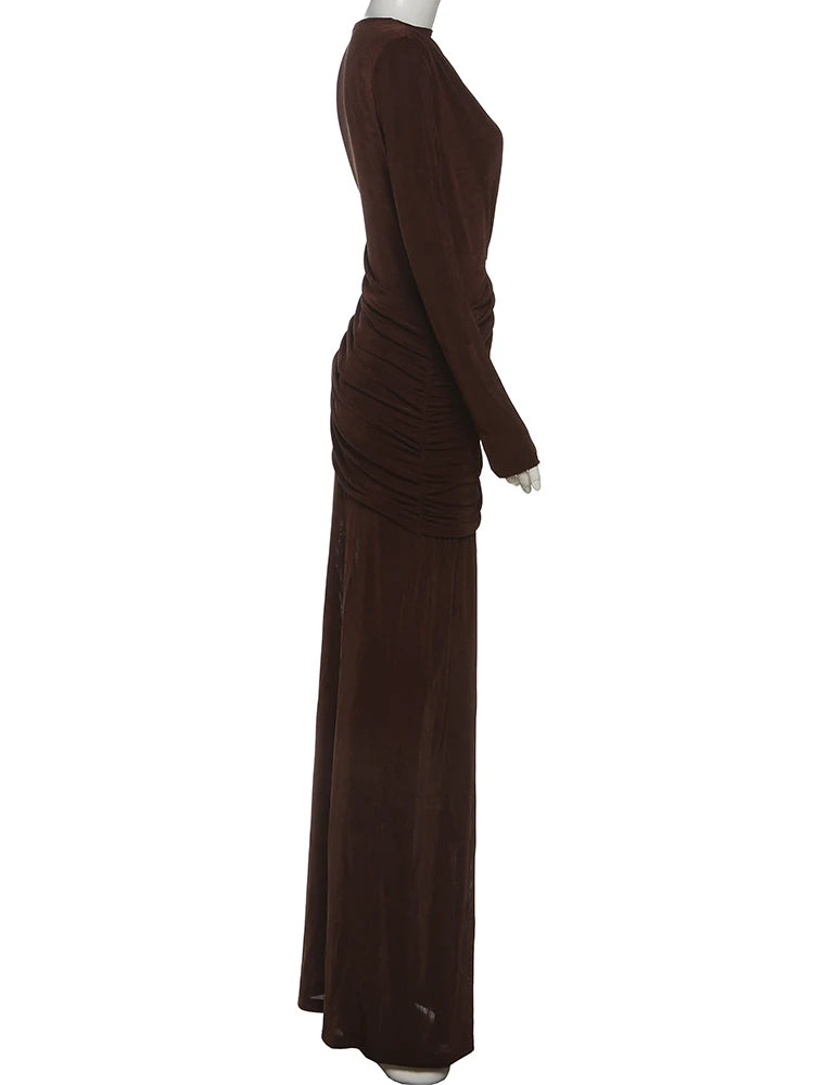 Women Dresses: NIBBER Ankle-Length A-Line Dress | Salman Store