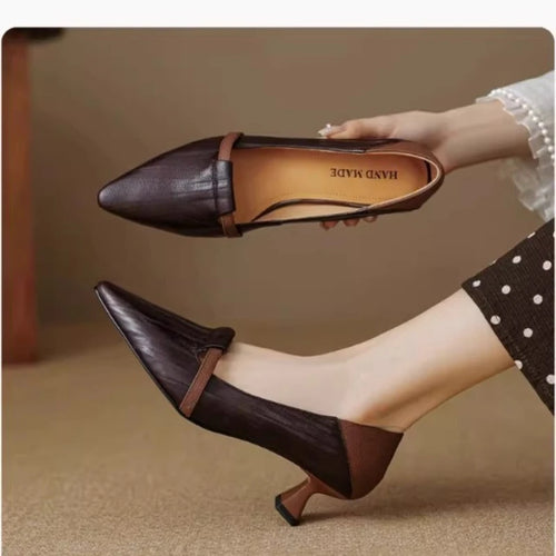 2026 Women's Pointed Toe High Heels - Comfortable Low Cut Pumps Sandals - JStorehub 