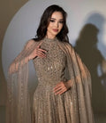 Customized Elegant Off-Shoulder Long Sleeve Prom Evening Dress - JStorehub 