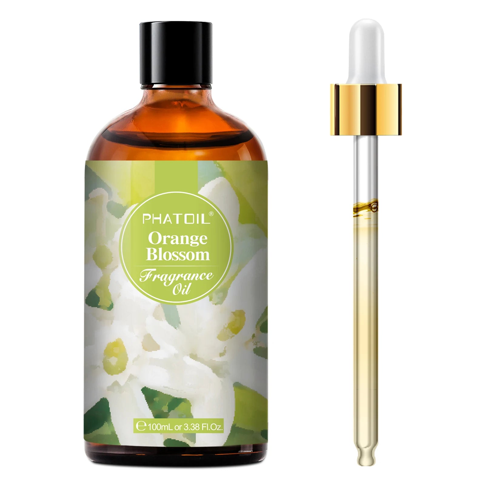 Phatoil 100ml Fragrance Oil with Dropper - White Musk Orange Blossom - JStorehub 
