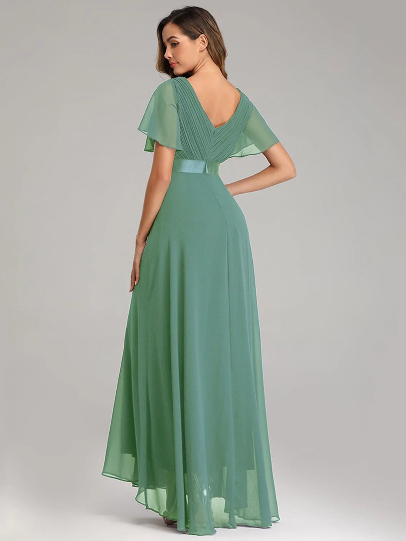 Sexy Pink Chiffon Tulle Maxi Summer Dress - Casual Vintage Long Party Gown