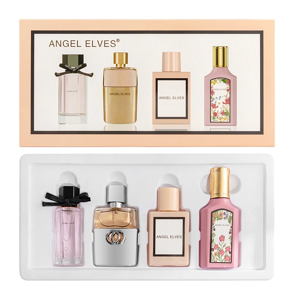 4pcs Floral Perfume Gift Set for Women - 120ml Long Lasting Spray - JStorehub 