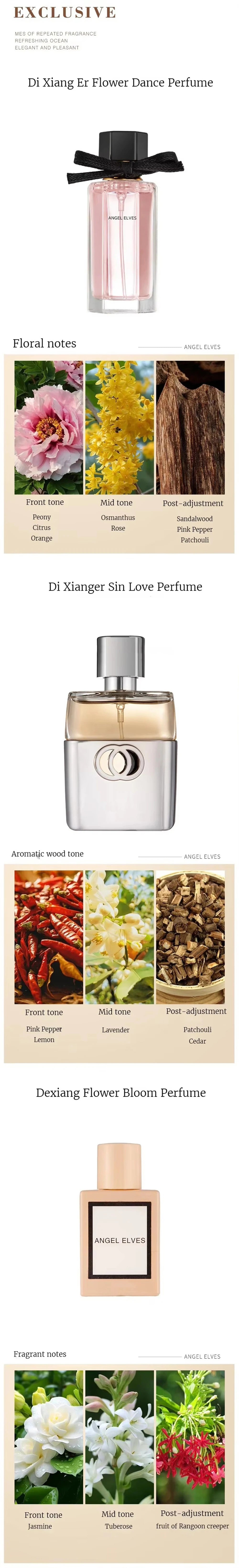 4pcs Floral Perfume Gift Set for Women - 120ml Long Lasting Spray - JStorehub 