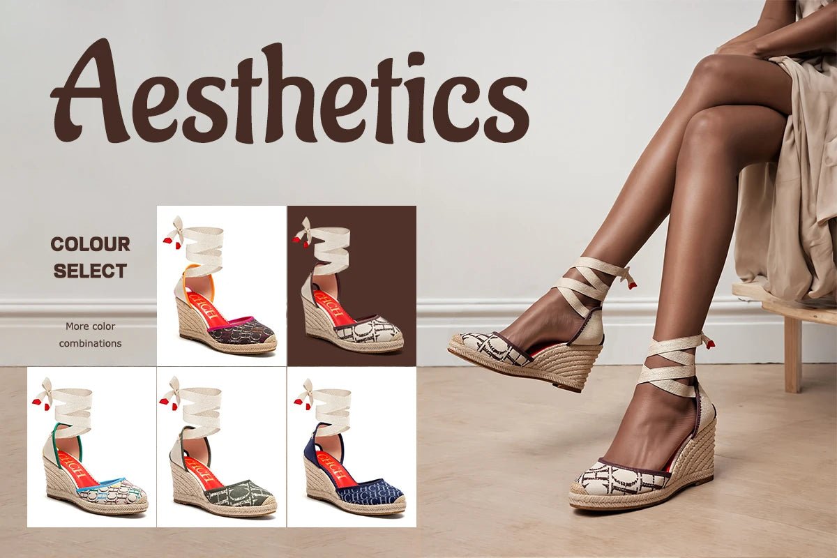 Women's Beach Shoes 2025 - Anti-Slip Handmade Hemp Bottom Flat Casual Shoes - JStorehub 