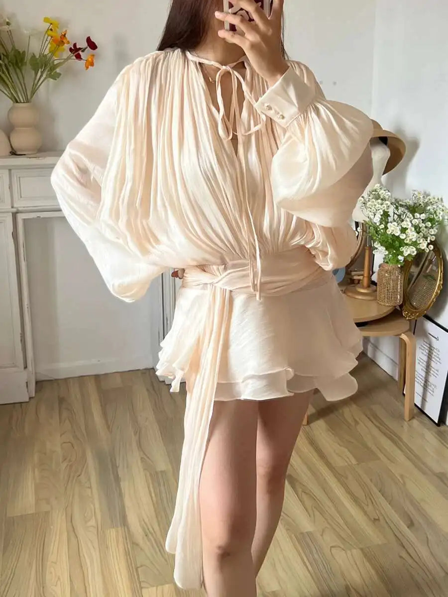 Women Dresses: TWOTWINSTYLE Sweet Mini Dress | Salman Store