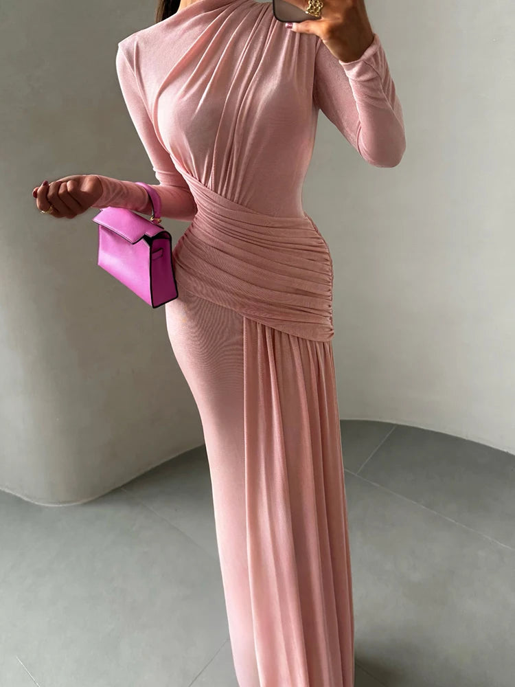 Women Dresses: NIBBER Ankle-Length A-Line Dress | Salman Store