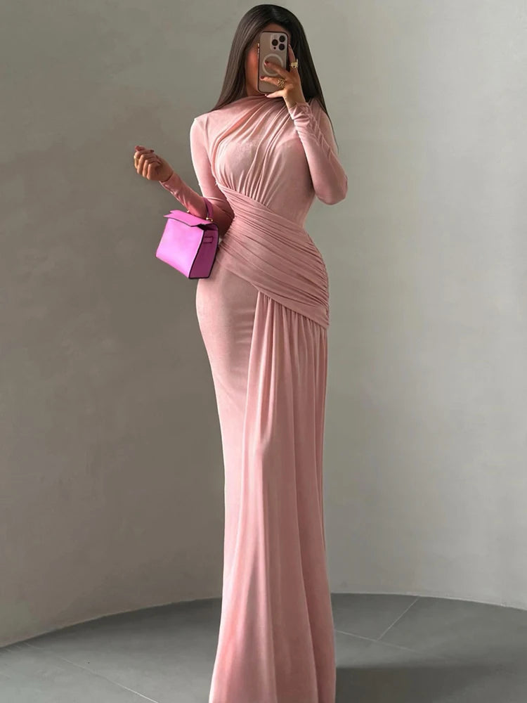 Women Dresses: NIBBER Ankle-Length A-Line Dress | Salman Store