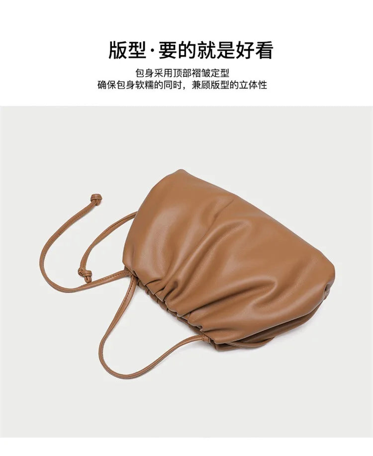 Luxury Soft PU Leather Shoulder Bag for Women - Small Crossbody Messenger Bag - JStorehub 