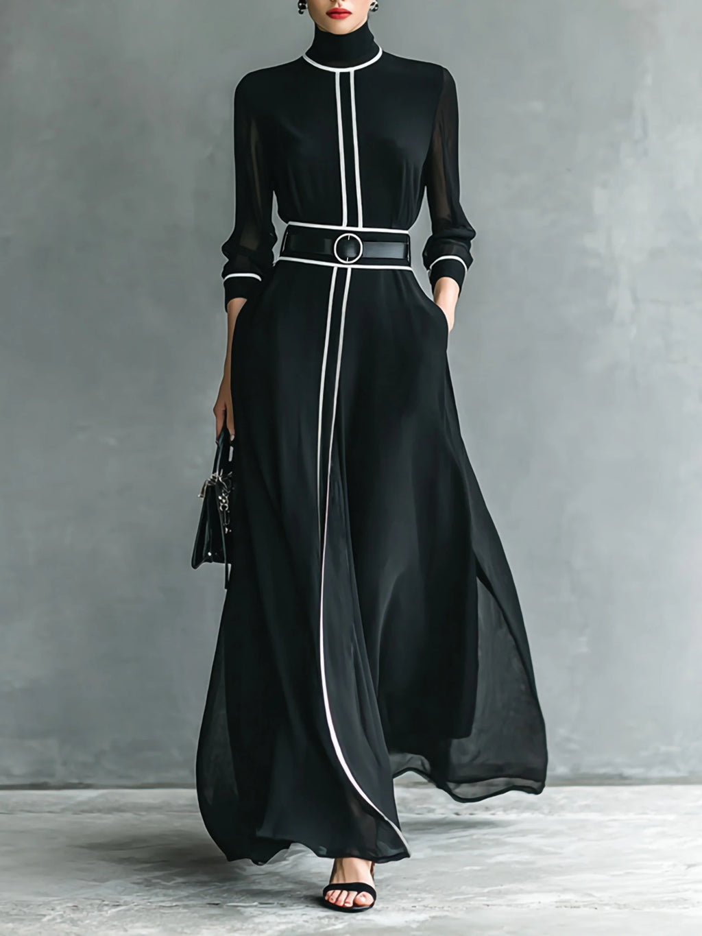 Women Dresses: Chiffon Maxi Dress for Parties | Salman Store
