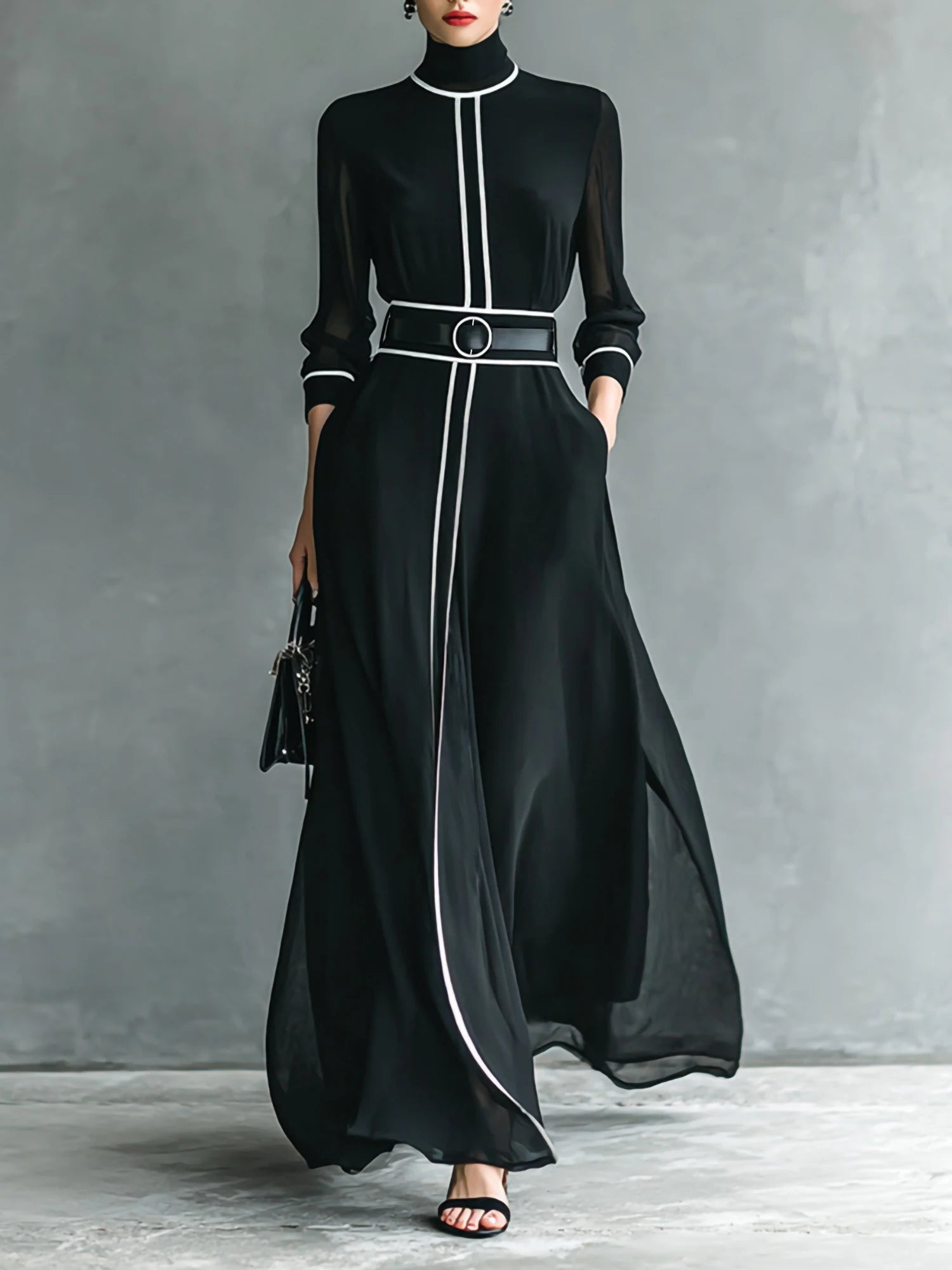 Women Dresses: Chiffon Maxi Dress for Parties | Salman Store